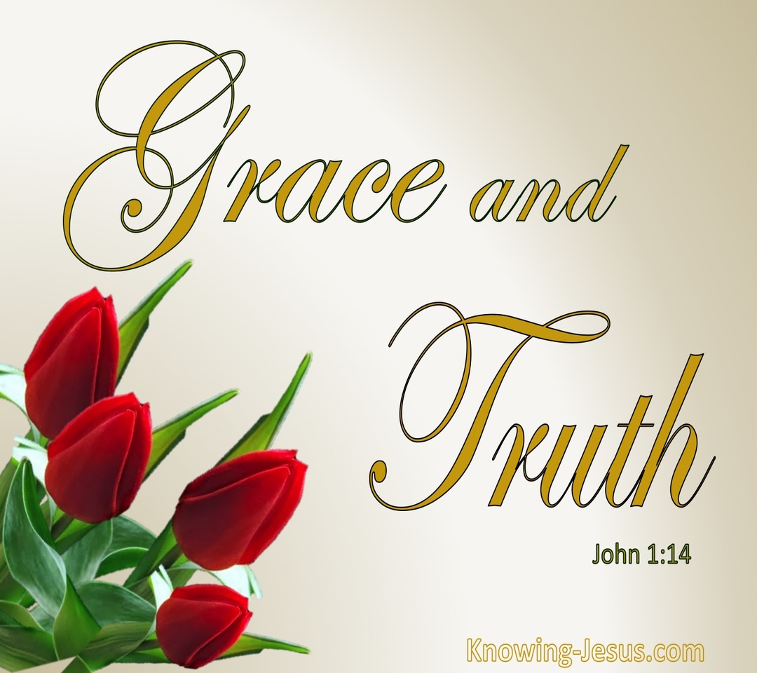 John 1:14 Full Of Grace And Truth (gold)